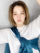 アイティー バイ アルバム 中野店(IT by ALBUM)&nbsp;ストレートボブ_ボブルフクールショートピンクベージュ_58040