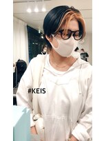 ケイス(KEIS)&nbsp;ハンサムショート　センターカラー