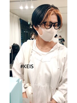 ケイス(KEIS) ハンサムショート　センターカラー