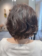 ラフ(RUFF) ショートボブパーマスタイル