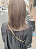 ことりベージュミルクティーベージュシースルーカラー大人可愛い