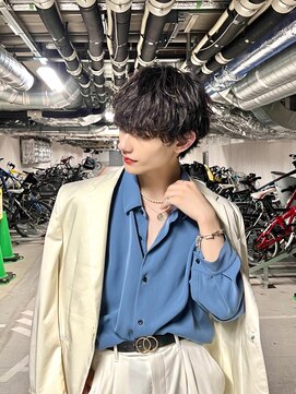 ゴールド 渋谷本店(GOALD) #マッシュウルフ　波巻きスパイラル　渋谷/メンズパーマ