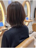 20代30代ナチュラルくびれボブ　結べるボブ