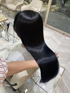 ゼスト フィーノ(ZEST fino) 【橋本姫奈】ネイビーブラック×髪質改善