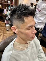 スタンドバーバー 柏(STAND BARBER)&nbsp;マッシュパーマ/ウルフ/アッシュブラック/カルマパーマ/柏駅/柏