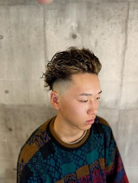 バーバーショップ ネオ セカンド(BARBERSHOP NEO2nd) オールバックパーマ スパイラル 宇都宮 ツイストスパイラル