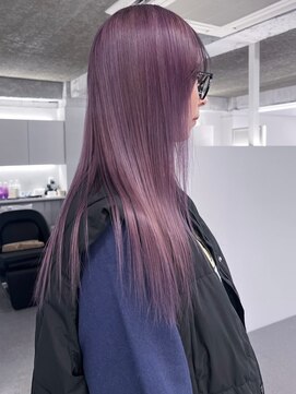 イロウ 天神大名店(IROW) ラベンダー　ストレート　髪質改善【天神大名】