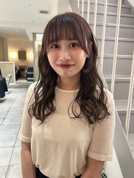 メルト 西梅田店(melt) #ロングパーマ #もみあげパーマ