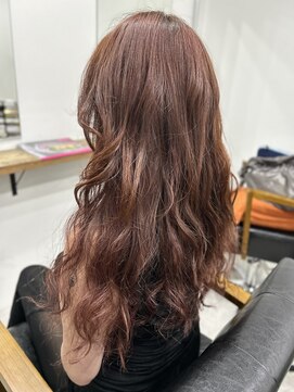 プラグ(Plug) エクステンション似合わせ長さ出しレッドブラウン編み込み