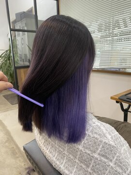 ヴィアルス 美園店(VIARS) ダークラベンダー＆インナーラベンダーカラー
