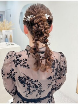 ローウェ 渋谷(Louwe) お呼ばれヘア♪《misaki》