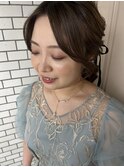 結婚式ヘアメイク 参列 パーティー お呼ばれ