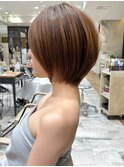 みねスタイル♪ 前下がり ひし形 ショートボブ 30代 40代 50代