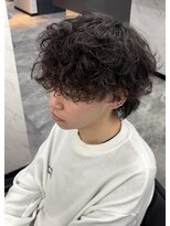 オム ブランシェ(HOMME BLANCHE’)&nbsp;強め韓国風シャドウパーマ