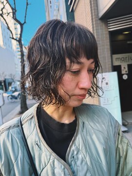 マージュ ギンザ(marju GINZA) 外国人風ボブパーマ/緩めパーマ