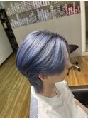 ブルーシルバー×ブルー
