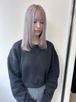 ブリックバイブレイス 千葉 千葉中央(brick by brace)&nbsp;ホワイトベージュ×レイヤーカット