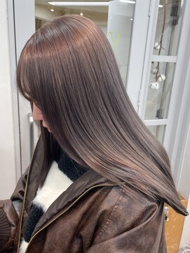 ヴェルダ 池袋店(verda) 【verda】ブリーチカラー　穏やかピンクブラウン