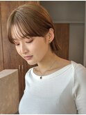 切りっぱなしボブ ミニボブ ワイドバング 大人ショート 表参道