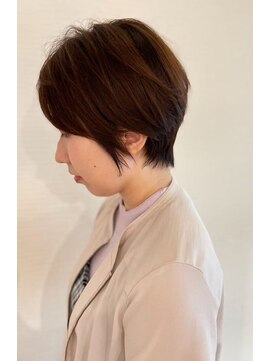 ボンド(hair salon bonD) コンパクトショート×ロートーンハイライト