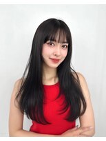 アマトウキョウ アユンチェ(AMA TOKYO×AYUNCHE) 前髪顔まわり韓国ヘアレイヤーカットサイドバンク2wayバンク韓国