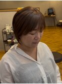 【ナチュラルな大人ショートボブ】