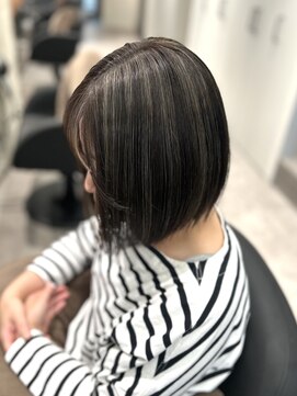 イルダバイグラッシー センター北(iluda by glassi) コントラストハイライト◎大人っぽボブ《高倉》