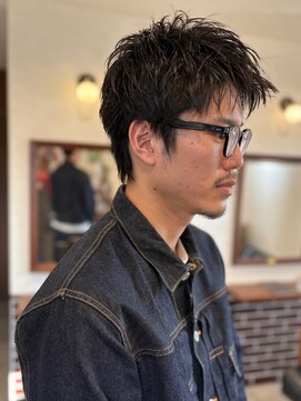 メンズスパイキーショート