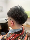 【メンズカット】スパイキーショート+ツイストスパイラル