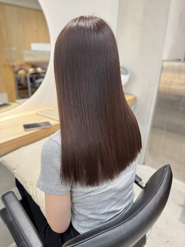 グロウ 赤羽(grow) Premiumストレート×ピンクベージュ【grow赤羽】