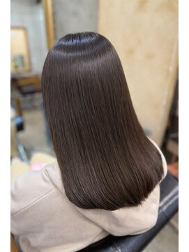 美容室カードル 新小岩店(Cadre) 髪質改善カラー/オリーブベージュ