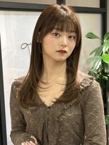 エストアール フクオカ 福岡博多店(est-r. Fukuoka)&nbsp;結べるレイヤーカット/ベージュカラー/博多