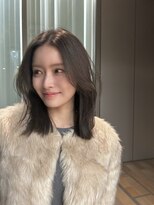 ブラン(Blanc Aoyama)&nbsp;レイヤーカット/顔まわりカット/ブリーチなし/ボブ/ミディアム