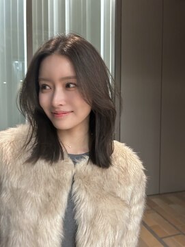 ブラン(Blanc Aoyama) レイヤーカット/顔まわりカット/ブリーチなし/ボブ/ミディアム