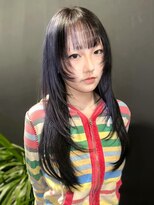 ヌル 神宮前店(Null)&nbsp;レイヤーカット/デザインカラー/ケアブリーチカラー/姫ウルフ