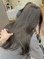 パークレーン アイス イヴェン(park lane ICI yeven) ブリーチなしダブルカラー オリーブグレージュ赤み消し 春カラー