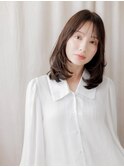 顔周りレイヤー/レイヤーカット/ハッシュカット/ダークアッシュe