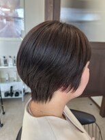 ネオ(NEO)&nbsp;大人丸みショート×ナチュラルアッシュブラウン
