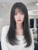 コア 梅田茶屋町店(Core) レイヤーカット 髪質改善 グレージュ 顔周りカット