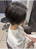あえて染めない白髪デザイン