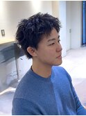 刈り上げないアクティブショート/ルーズパーマ
