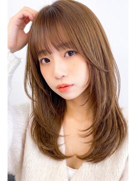 ディーヴァヘアーエズ(DIVA hair Eze) ナチュラルブラウン×似合わせ小顔レイヤーセミロング