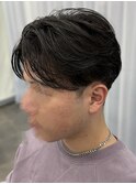 MEN’S/ニュアンスパーマ/刈り上げセンターパート/千葉駅【楓】