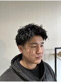 スパイキーショート×ツイストピンパーマ