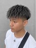 [山口麻香限定]カット+メンズハイライト(2ブリーチ)+オンカラー