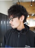 無造作シャドウニュアンスパーマ
