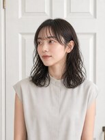 アロマヘアルーム 横浜店(AROMA hair room)&nbsp;ミディアムレイヤー/ウェーブパーマ/おしゃれパーマ/前髪/横浜