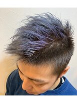 アトリエオリーブ(ATELIER OLIVE)&nbsp;バイオレットブルーアシンメトリーショート