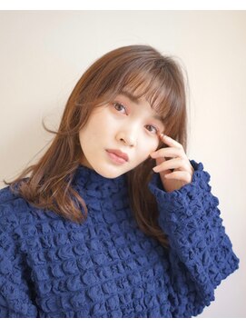 パール(PearL) 《PearL》小顔ナチュラルミディパーマ/ラベンダーミルクティー