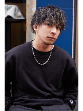 メンズサロンドットリアン(dot. lien) 【福永 まどか】ツイストスパイラル×ホワイトメッシュ